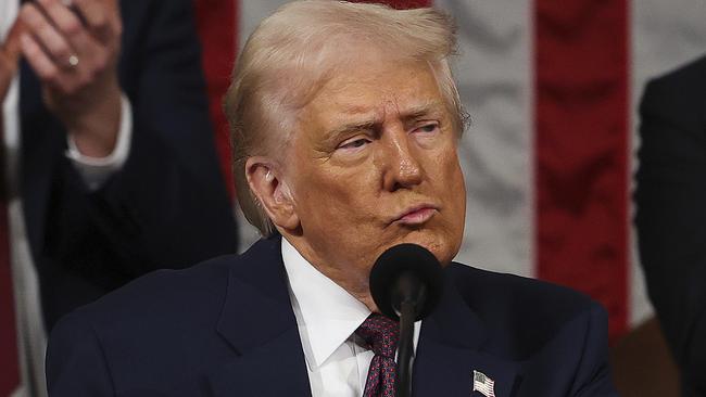President Donald Trump told Congress on March 4 he doesn’t mind a “little disturbance”. Picture: AP