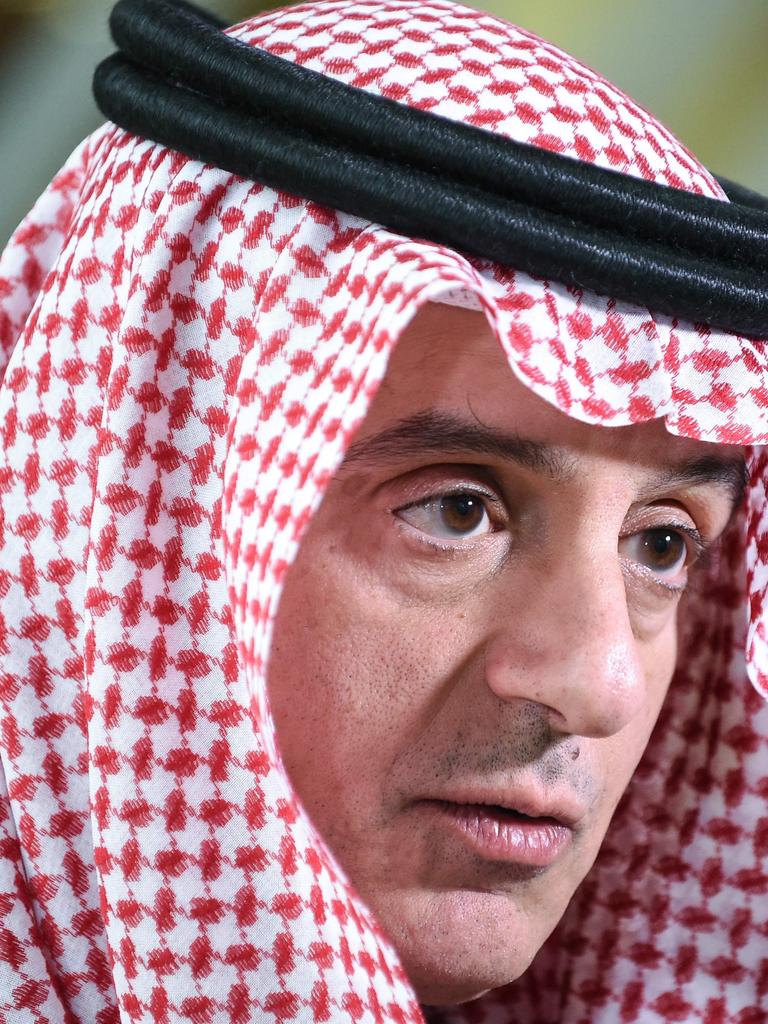 Saudi Arabia Foreign Minister Adel al-Jubeir has denied the country is involved in the Bezos affair. Picture: AFP