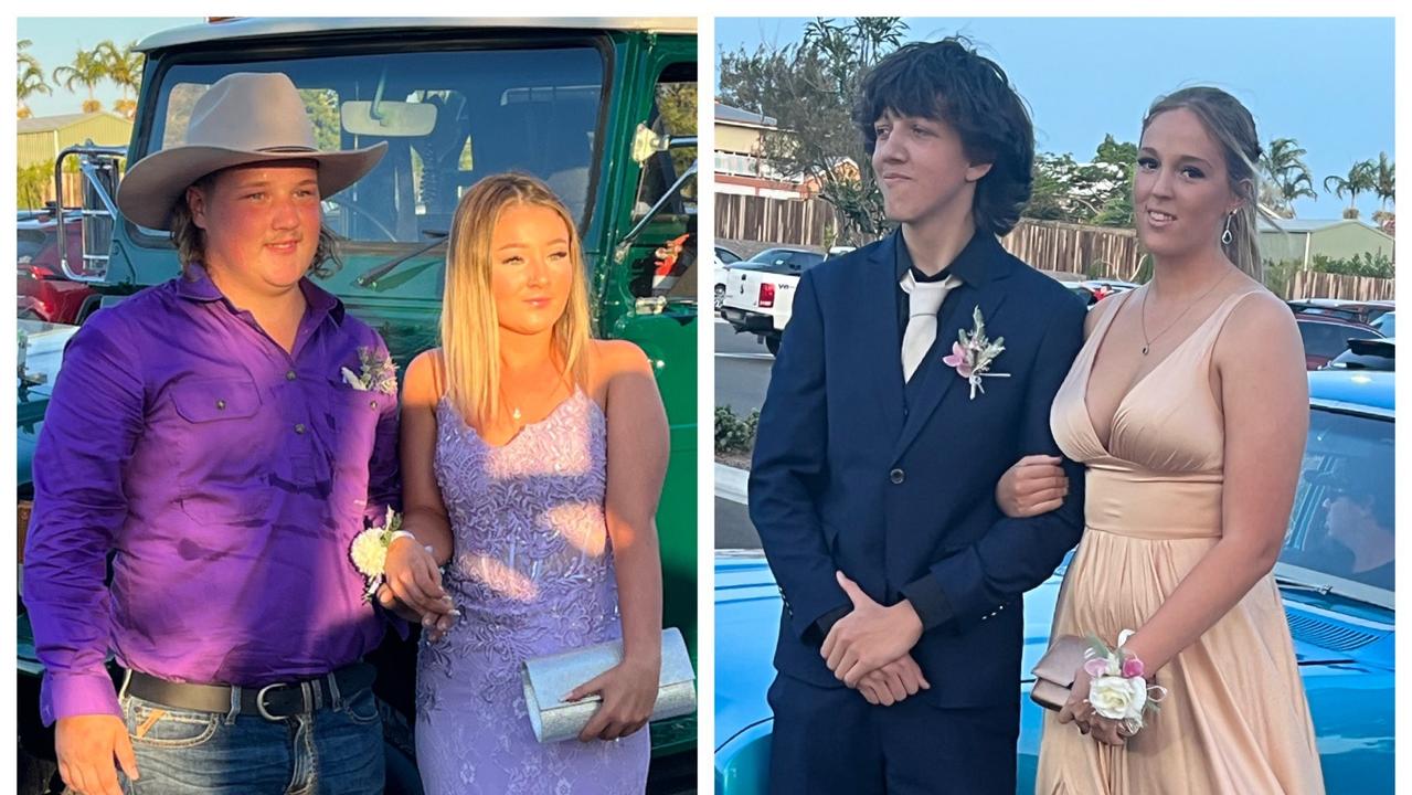 All the arrivals at the Aldridge State High School formal.