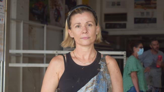 Carmel Horneo ran Toy Kingdom on Woodlark Street in Lismore but her flood insurance will barely cover the cost of her flooded stock. Picture: Nicholas Rupolo.