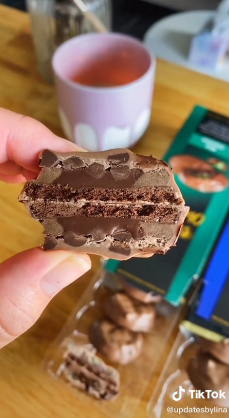 This is what the milk chocolate one looks like. Picture: TikTok/updatesbylina