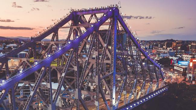 Buzzing: under the Story Bridge is the Howard Smith Wharves precinct.