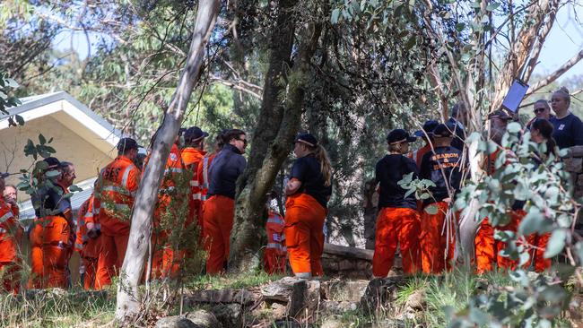 SES crews prepare for the rescue mission. Picture: Sarah Matray