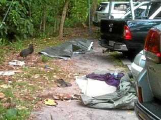 EYESORE: Previous illegal campers at the Noosa national Park. Picture: Contributed