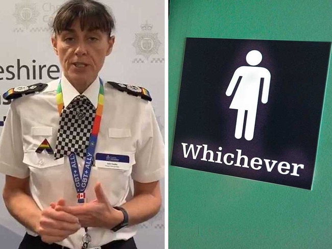 British cop and gender neutral