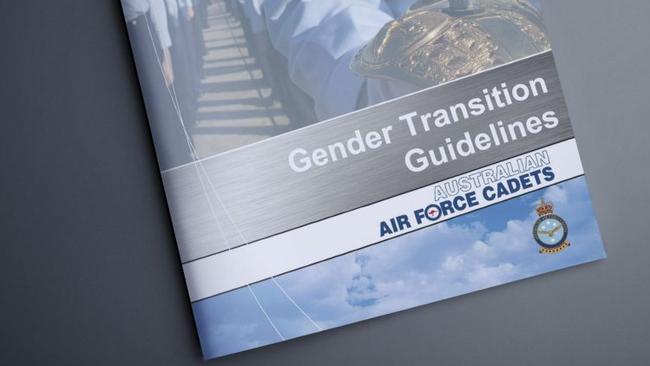 Gender transition guidelines by the Australian Air Force Cadets.