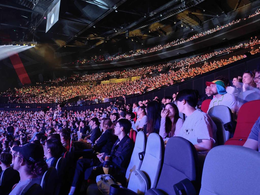 The packed stadium at Intel Extreme Masters Sydney 2023. Picture: Supplied