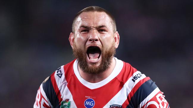 Jared Waerea-Hargreaves had a great match for the Roosters. Picture: Getty