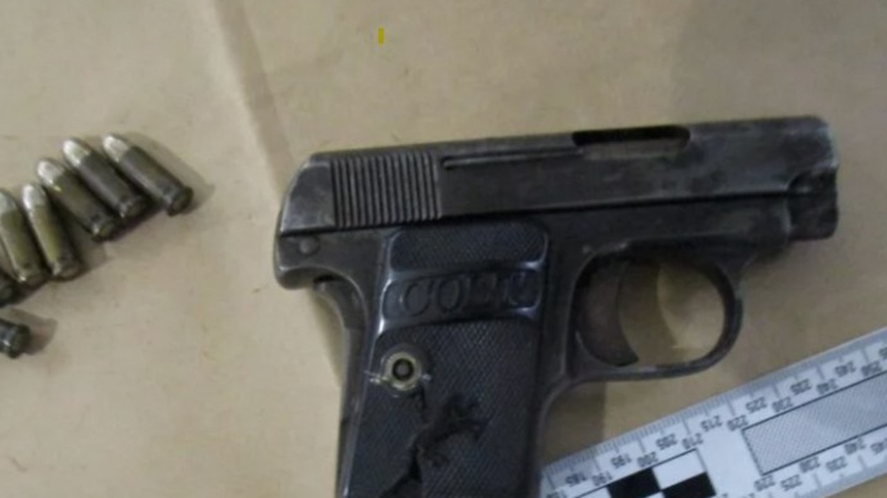 Loaded pistol and $43,000 cash seized in shopping centre arrest