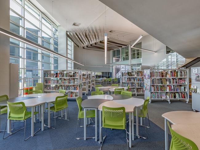 Moreton Bay Boys’ College’s library.