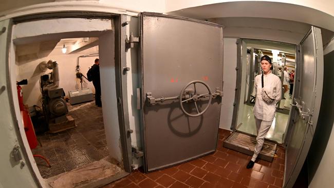 The underground shelter at Chernobyl nuclear power plant. Picture: AFP.