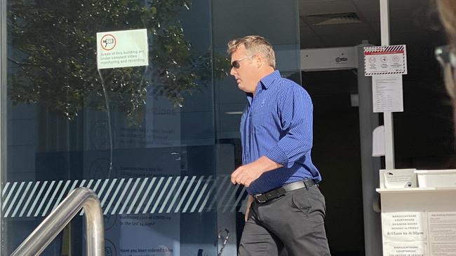 Dean Carelse leaves Maroochydore Magistrates Court.