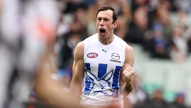 Todd Goldstein has committed to North Melbourne, ensuring he will remain a one club player. Photo by Michael Klein