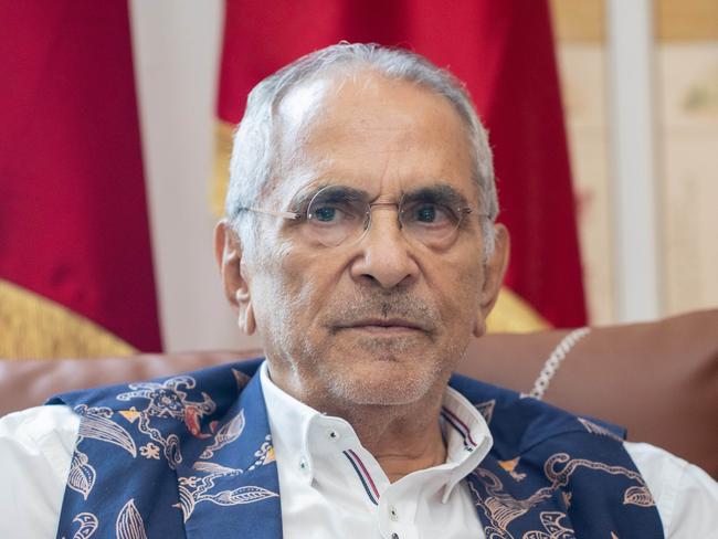 Timor Leste president Jose Ramos Horta gives an exclusive interview with The Australian at the presidential palace in Dili. PIC: Juliao Fernandes Guterres