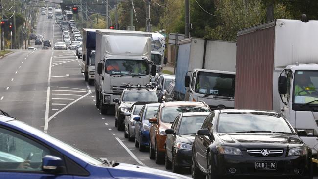 Do you get stuck at this Rosanna Rd intersection? Picture: Stuart Milligan