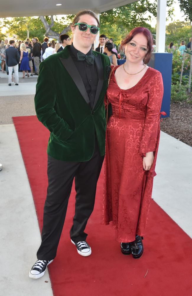 Lukas Niven and Casey Novak at the Mountain Creek State High School formal on November 18, 2022. Picture: Sam Turner