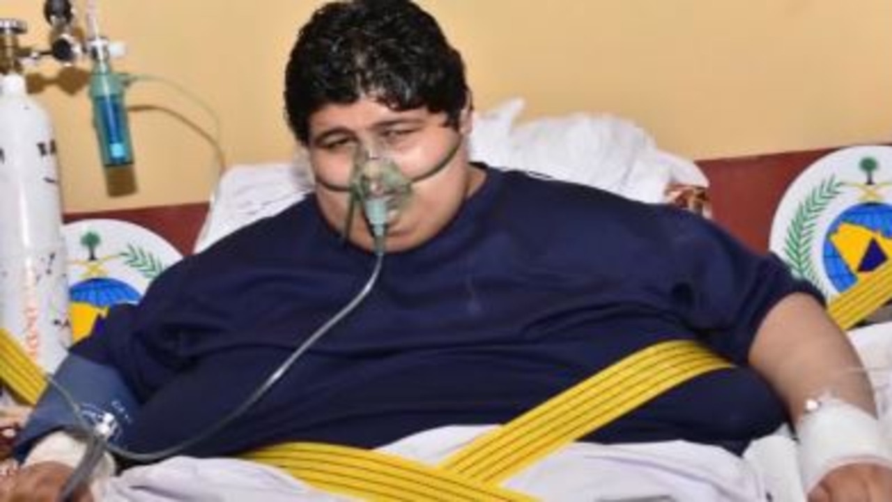Khaled Mohsen Al Shaeri weighed a whopping 609kg when he was just 17-years-old. Picture: InformOverload/YouTube