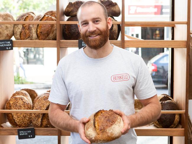 Berkelo owner Tom Eadie at his cafe in Mosman, in Sydney NSW. (AAP Image/Jordan Shields)