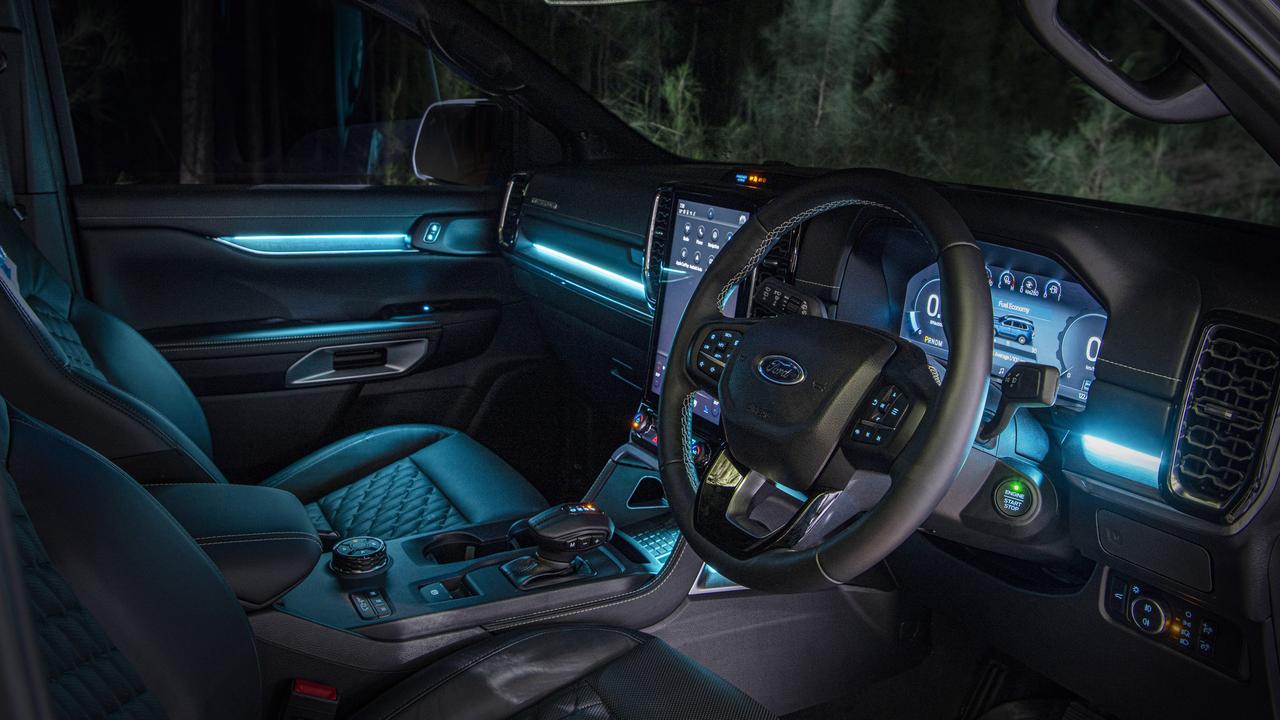 Ambient lighting is part of the Platinum package.