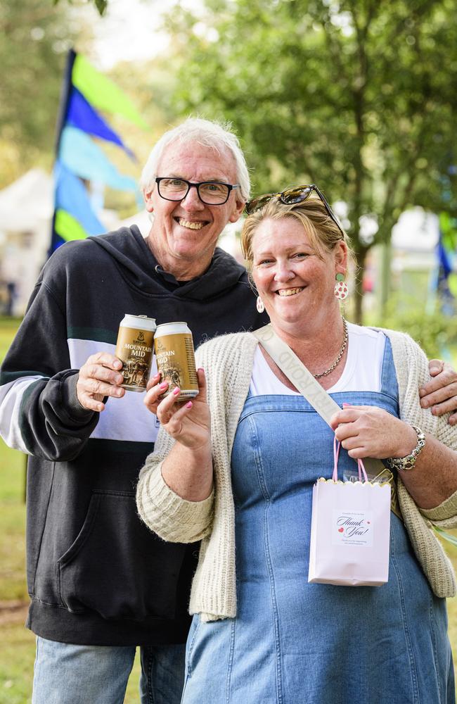 David and Sam Asher at the Hampton Festival, Saturday, May 17, 2025. Picture: Kevin Farmer