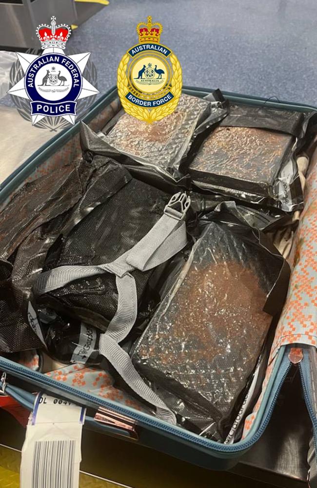 Australian Border Force (ABF) officers allegedly detected the illicit drugs on Saturday (1 February, 2025).