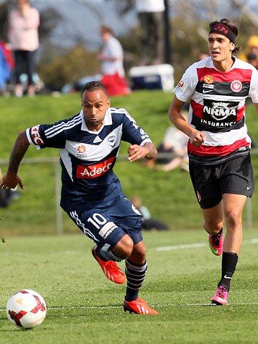  Western Sydney Wanderers v Melbourne Victory. Picture: Kim Eiszele
