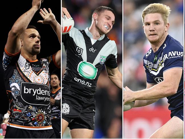 Possible Luke Brooks replacements at Wests Tigers; Luke Metcalf, Tom Dearden and Jack Cogger.