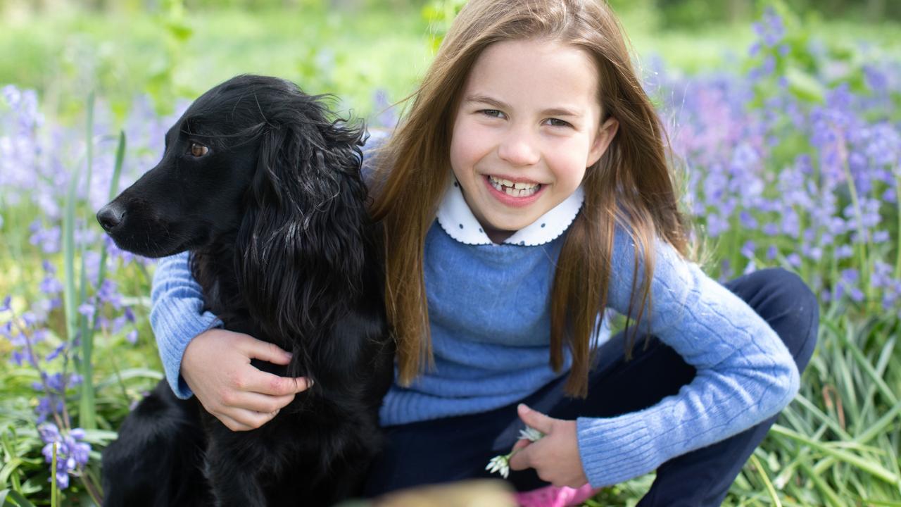 The Palace released images to mark Princess Charlotte’s seventh birthday this week. Picture: HRH The Duchess of Cambridge via Getty Images