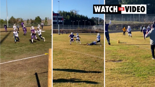 Six-year-old footballer annihilates opposition