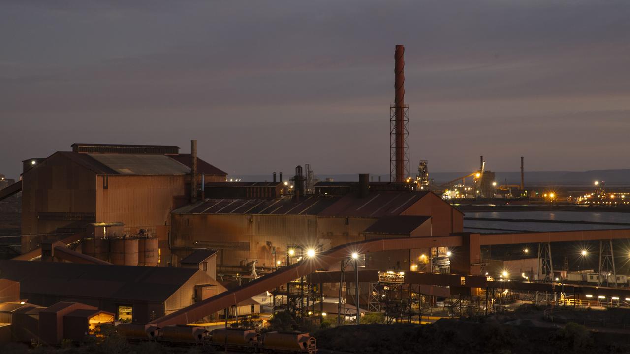 Hummock Hill Lookout in Whyalla, overlooking Whyalla Steelworks. Picture: Brett Hartwig