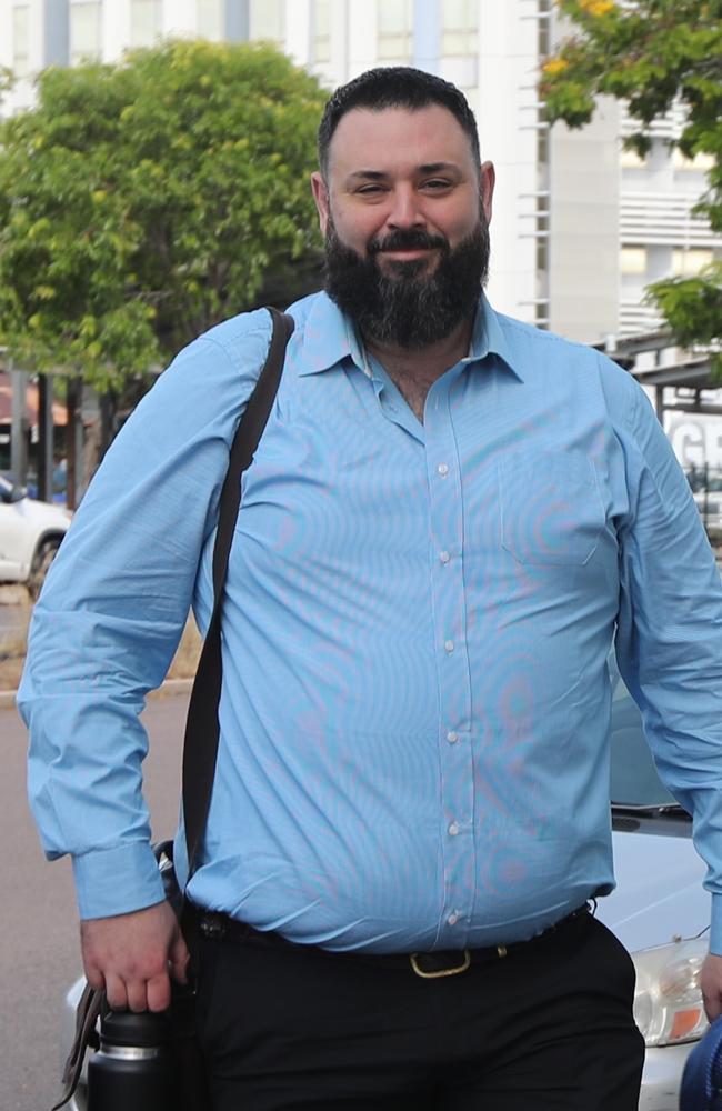 Former Blain MLA Mark Turner arrives at Darwin Local Court on Wednesday to contest a speeding ticket. Picture: Zizi Averill