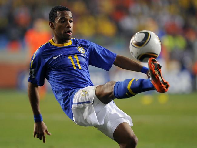 Robinho. AFP PHOTO / FABRICE COFFRINI