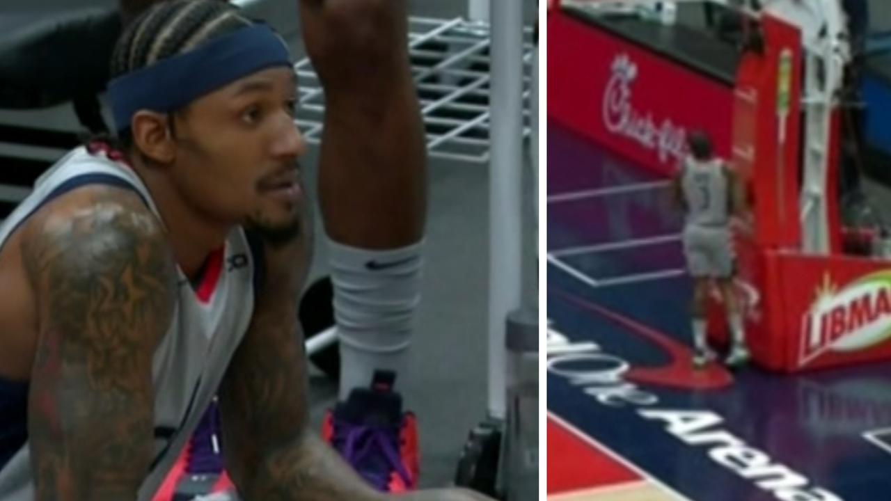 Bradley Beal's moment of frustration.