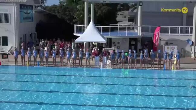 Replay: Water Polo Queensland State Titles - Mermaids Pink v  All Hallows Blue (14&U Girls Maroon Grand Final)