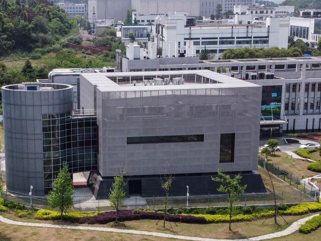 An aerial view of the P4 laboratory at the Wuhan Institute of Virology in Wuhan in China's central Hubei province. Picture: AFP