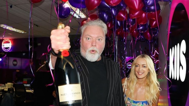 KIIS FM radio hosts Kyle Sandilands and Jackie 'O' Henderson have been having a bumper year. Picture supplied.