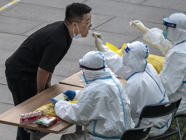 China is trying to contain a spike in coronavirus cases in the capital Beijing after dozens of people tested positive for the virus in recent days, causing local authorities to initiate mass testing. Picture: Getty Images