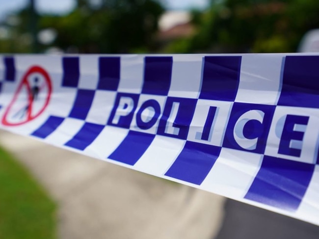 Generic crime: Queensland police crime scene tape. Picture: QPS.