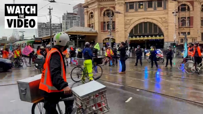 Climate rebels back on their bikes