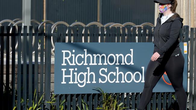 Richmond High School is the fastest growing school in Melbourne’s east. Picture: NCA NewsWire / Andrew Henshaw