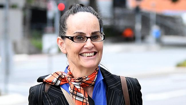 Former Logan Council chief executive Sharon Kelsey leaves the Magistrates Court in Brisbane. Picture: Dan Peled