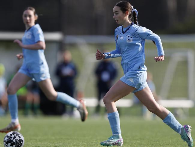 Nakai Duffey-Kerr. Picture: Michael Gorton. U14 Girls NAIDOC Cup at Lake Macquarie Regional Football Facility.