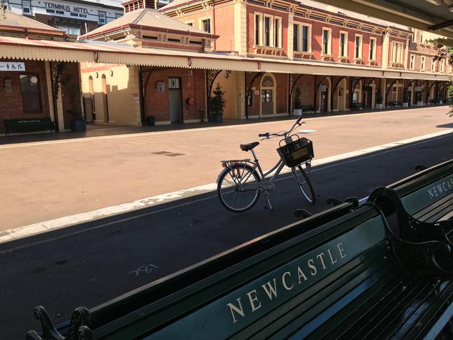 The old railway station in Newcastle.