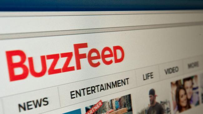 BuzzFeed is vying for greater scale to better compete for online ad dollars with tech giants such as Alphabet’s Google, Amazon.com. and Facebook. Picture: AFP