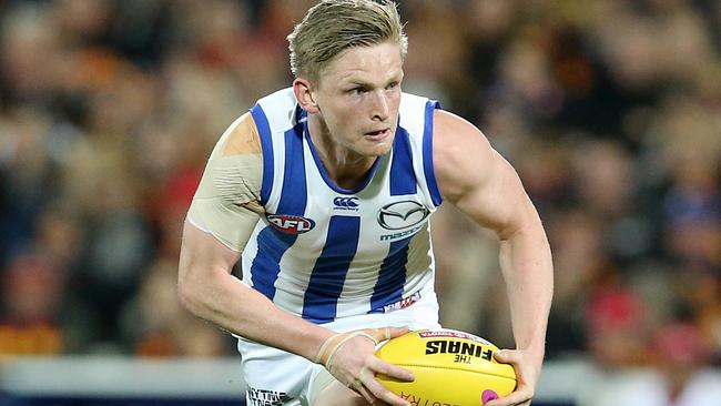 Jack Ziebell in action for North Melbourne. Picture: Michael Klein