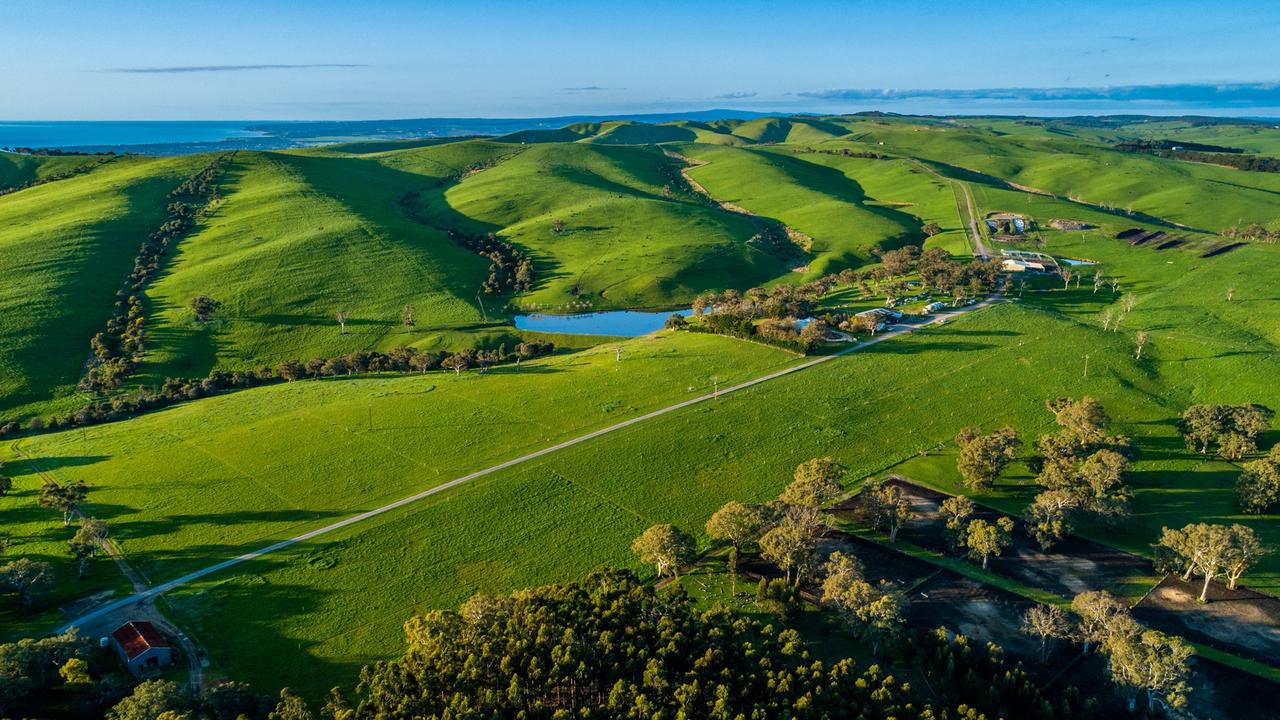 Ashley Park, on South Australia’s Fleurieu Peninsula, is part of the St Vincents Portfolio which is on the market.