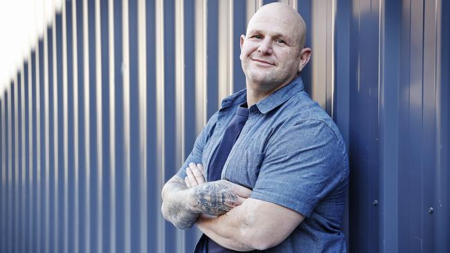 Former drug addict Danny Shannon has been clean for over a decade. He works full-time helping other addicts get straight. Picture: Sam Ruttyn