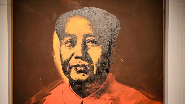 Andy Warhol’s Mao, 1973. Once ubiquitous, Chairman Mao is a mystery to millenialls. Picture: AFP