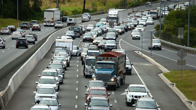 The M1 will not be fixed by the Commonwealth Games. Photo: David Clark