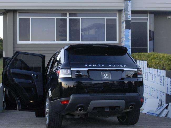 Fadi and Shayda Ibrahim’s Range Rover parked in their Dover Heights driveway.